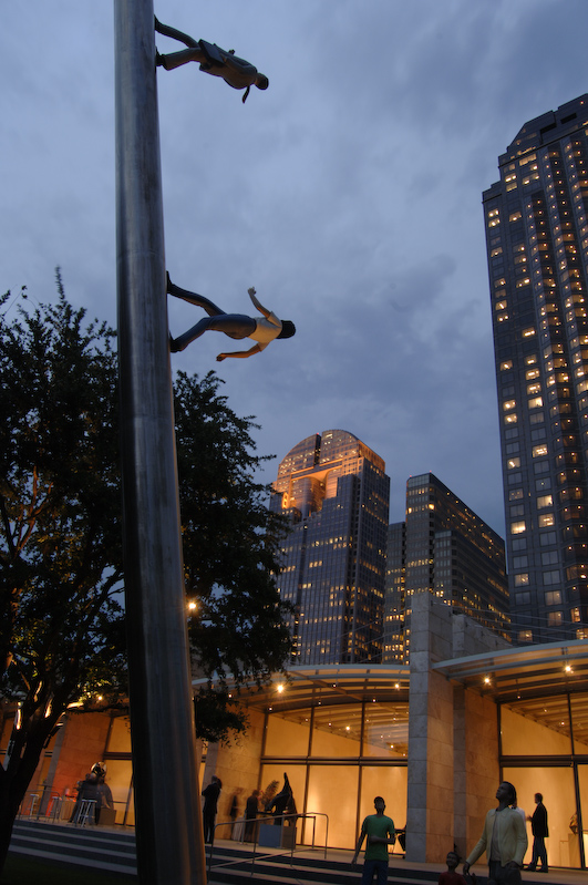Night Outside Nasher Sculpture Center, Dallas